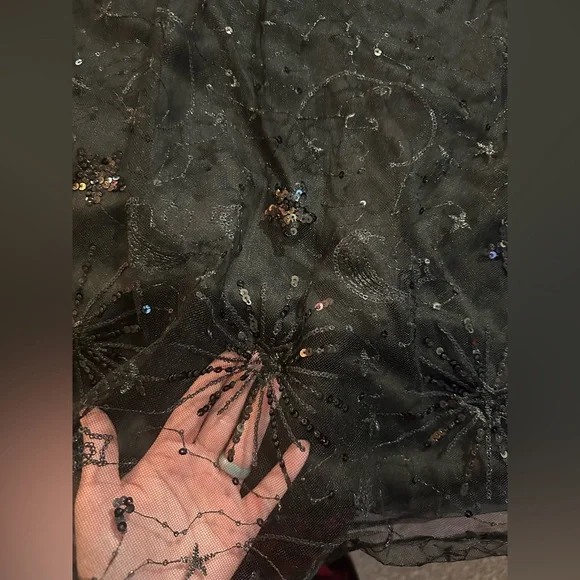 Black Starry Dress - Picture 4 of 7